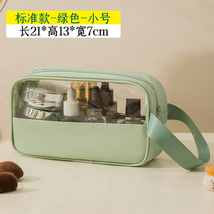 New Large Capacity Cosmetic Bag Desktop Box Swimming Waterproof Transparent Bag Travel Portable Toiletry Storage Bag