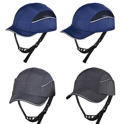 Ce Certified Lightweight Safety Helmet Cross-Border Anti-Collision Hat Protective Workshop Hat Breathable Quick-Drying Anti-Collision Baseball Cap