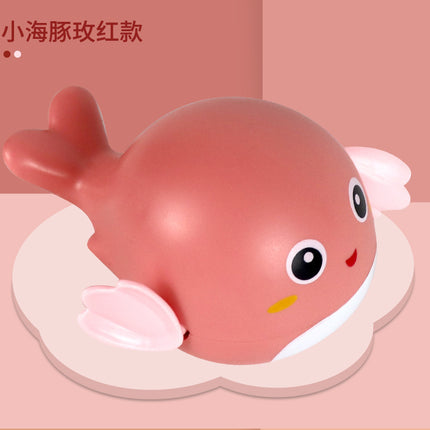 Cross Border Baby Bath Toy Children's Bath Winding Chain Baby Bathroom Swimming Water Dolphin Turtle Whale