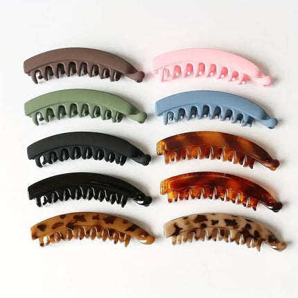 13cm Large Banana Clip Simple Vertical Hair Clip Elegant Hair Clip Ponytail Clip Back of the Head Grabber Wholesale