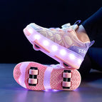 Pink single net four-wheel / 28