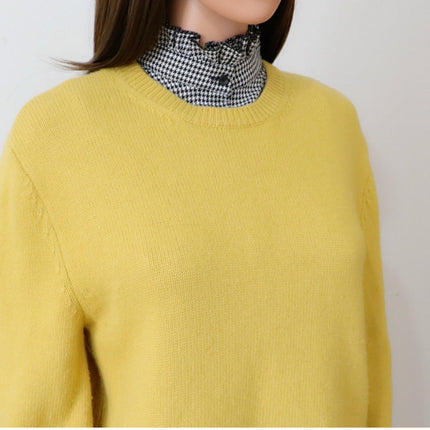 Winter Decorative Collar Women's Autumn and Winter All-match Shirt Collar Fake Collar Plaid Collar Point Collar Men's and Women's Casual Decorative Collar