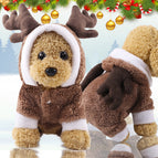 Four-legged flannel Brown Elk / XS back length 20cm