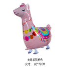 Walking alpaca pink (with rope)