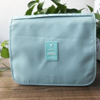 [hook toiletries bag] lake blue