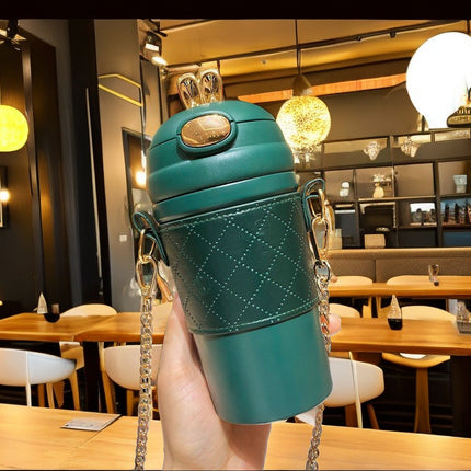 Goddess high-looking Chanel style fashion thermos cup cute new popular portable office coffee shop water Cup