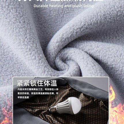 2025 New Style Jacket for Men and Women, Three-In-One Mountaineering Jacket, Windproof, Waterproof, Warm Work Clothes, Group Purchase Printing