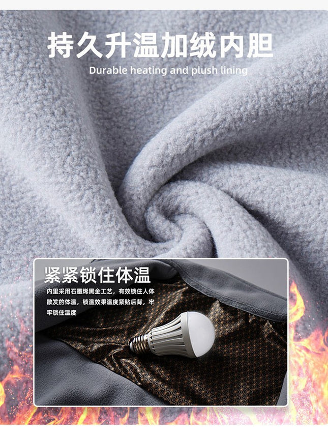 2025 New Style Jacket for Men and Women, Three-In-One Mountaineering Jacket, Windproof, Waterproof, Warm Work Clothes, Group Purchase Printing