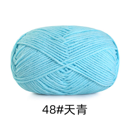 5 strands of combed cotton milk cotton wool ball acridine puppet excellent factory wholesale hand-woven crochet doll diy material