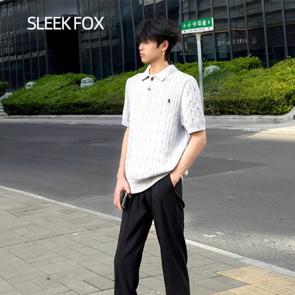 2025 New Spring and Autumn Men's Business Formal Trousers, Extended Version, Versatile Loose Fit, Slightly Flared Cleanfit Trousers