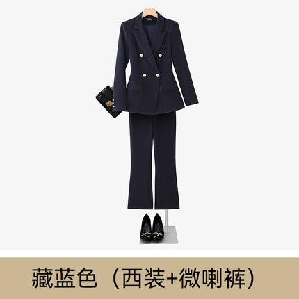 White Suit Set for Women, New Spring and Autumn Style, Cross-Border Elegant Goddess Style, Professional Attire with a High-End Feel, Casual Suit, Formal Wear