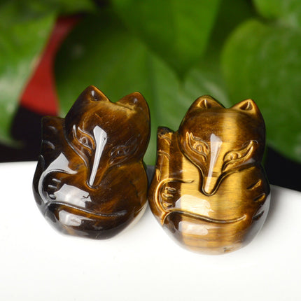 Couple's Pixiu Pendant Tiger Eye Stone Guanyin Buddha Guan Gong Ping An Buckle Pendant Yellow Tiger Eye Stone Pendant Supply Straight Hair
