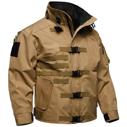 Mark 2 Motorcycle Tactical Mobile High Energy Jacket Men's Jacket Black Tactical Jacket Outdoor Army Fan Jacket
