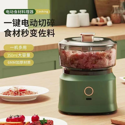 Electric Garlic Beater Stuffing Mashed Meat Garlic Mashed Garlic Household Supplementary Food Garlic Beater Multifunctional Cooking Machine Kitchen Tools