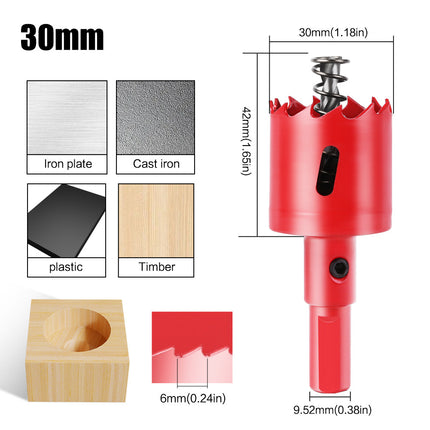 M42 bimetal hole opener woodworking iron pipe aluminum gypsum board drill hole opener PV woodworking suit