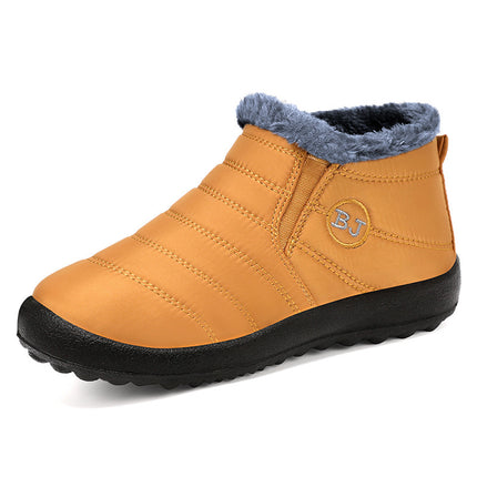 Cotton shoes winter new foreign trade couple snow boots fleece-lined thickened cotton boots polyurethane warm casual walking shoes