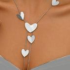 Heart-shaped silver gray
