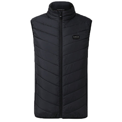 Explosive wholesale multi-zone heating clothing heating vest for men and women warm winter intelligent constant temperature safety electric heating clothing vest