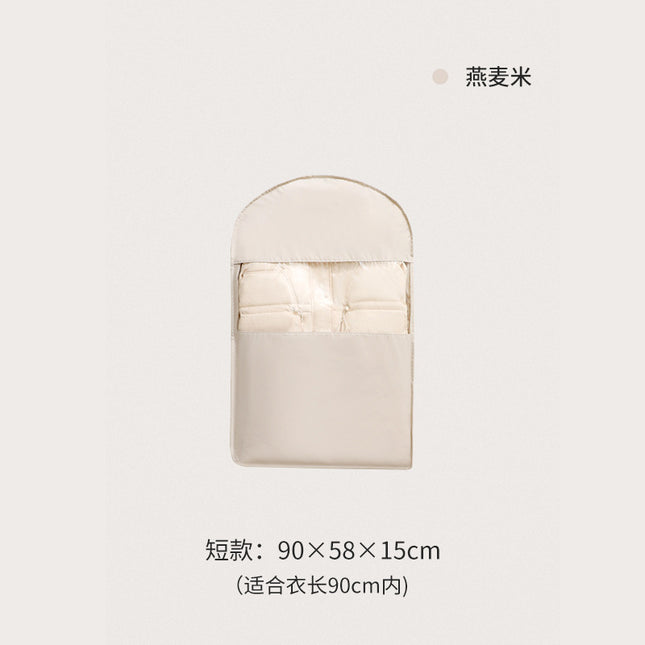 New Compression Down Jacket Dust Cover Wardrobe Clothes Dust Bag Bedroom Hanging Transparent Clothes Hanging Cover Long Bag