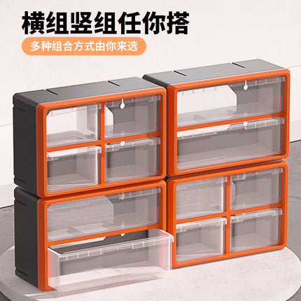 Overseas wholesale A909 can be combined drawer type parts box can be stacked up and down left and right components storage tool box