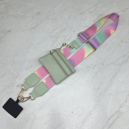 Colorful adjustable mobile phone lanyard slung rope mobile phone rope mobile phone chain rope outdoor anti-lost phone rope single shoulder strap