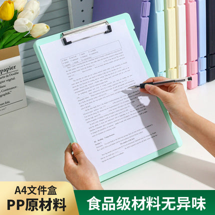 A4 folder student writing pad paper data storage box multi-functional office file storage box