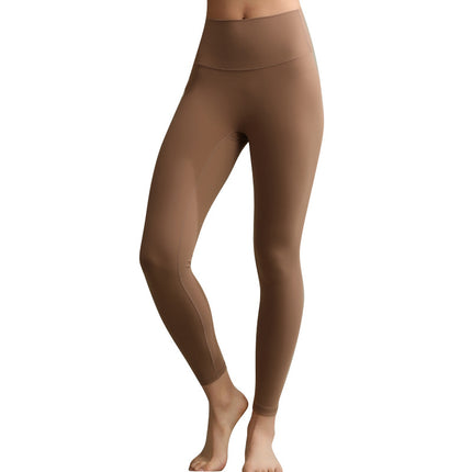Yoga Pants with No Awkward Lines for Sports, Fitness, and Running, High-Waisted Yoga Pants for Autumn and Winter, High Elasticity