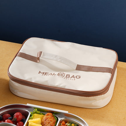 Hongjun Da Insulated Lunch Box Bag, Lunch Bag with Pot Holder, Lunch Bag for Office Workers, Thickened Aluminum Foil Lunch Bag
