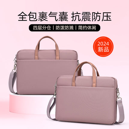 Computer bag version of anti-fall airbag laptop bag shoulder portable 14 inch bag 16 inch slung laptop bag