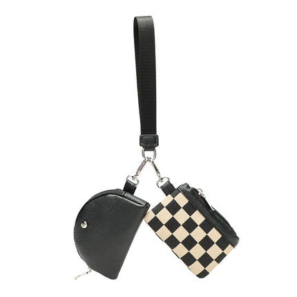 Lu Same Style Wrist Bag Portable Card Holder Bank Card Mini Waterproof Multi-Functional Change Cosmetics Bag Car Key Bag