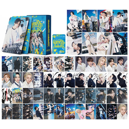 Korean Star 55 Boxed Small Cards Stray (g) I-Dle Ive Ateez Collection Lomo Cards Cross-Border