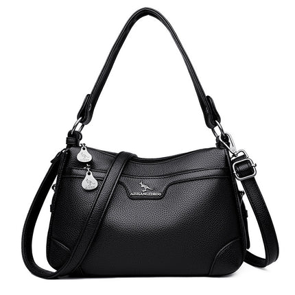 High-End Bags for Women, European and American Retro Printed Shoulder Crossbody Bags, Niche Mom Underarm Bags, Women's Bags, Small Bags Wholesale