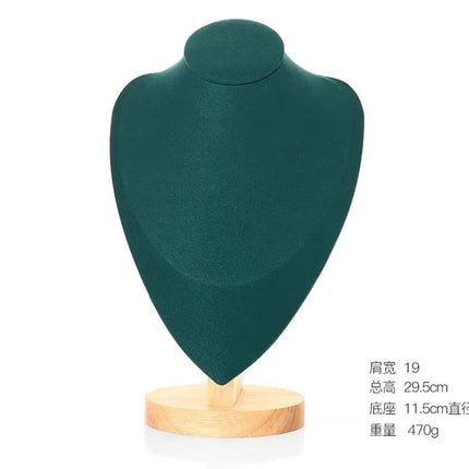 Solid Wood Figure Neck Display Stand Necklace Display Stand Jewelry Display Stand Jewelry Jewelry Storage Stand