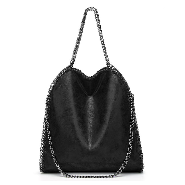 Aliexpress Foreign Trade 2025 New Chain Women's Bag Foldable Women's Shoulder Bag Factory Direct Sales Large Bag Wholesale