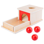 Permanent goal box (three red balls)