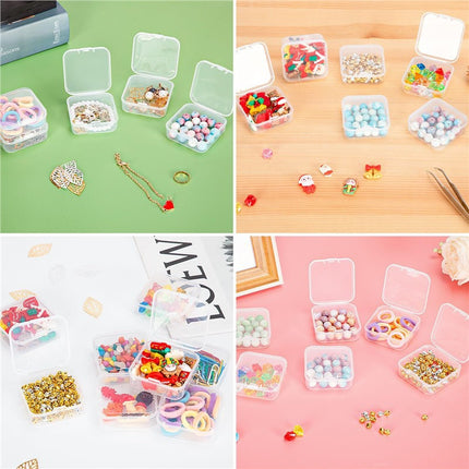 Labeling and Delivery of Beads, Nano-Bead Accessories Storage Box, Diamond Beads, Transparent Finishing Jewelry, Manicure Jewelry Box