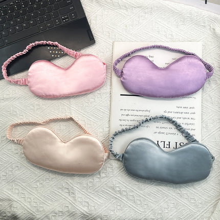 Simulated Silk Eye Mask Double-Sided Lunch Break Sleep Shading Stereo Cloud Breathable Eye Mask to Relieve Eye Fatigue and Sleep