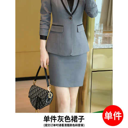 Professional Dress Temperament Goddess Fan suit Suit FormaTIONAL Suit Beauty Salon Front Desk Tooling Hotel Manager Work Clothes High-end