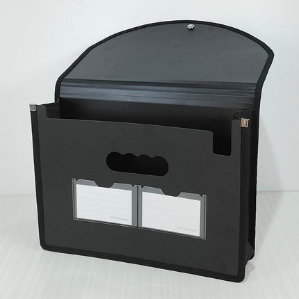 Accordion File Folder with 13/25 Compartments for Student Test Paper Classification, Edge-Bound Portable Document Bag, Test Paper Storage Bag