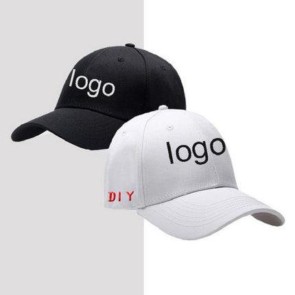 Amazon Cross-Border High-End Pure Cotton Six-Panel Baseball Cap Manufacturer In-Stock Thickened Sun Hat with Printed Embroidery