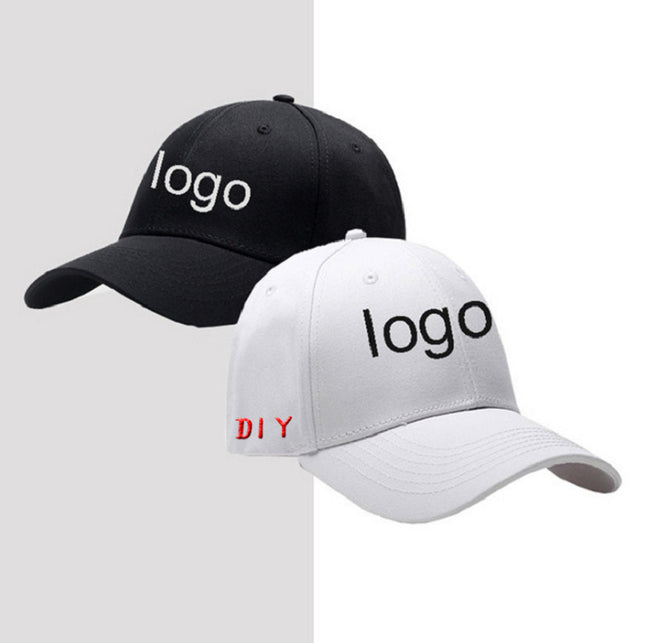 Amazon Cross-Border High-End Pure Cotton Six-Panel Baseball Cap Manufacturer In-Stock Thickened Sun Hat with Printed Embroidery