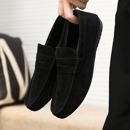 2025 Autumn Wholesale Cross-Border Foreign Trade Travel Outdoor Leisure Large Size 38-49 Standard Leather Shoes One Piece Dropshipping