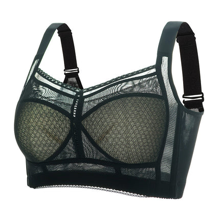 Large Bust Minimizing Bra for Women 100kg Plus Size Strapless No Underwire Anti-Exposure Large Size Women's Bra
