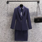 One-piece blue suit / S