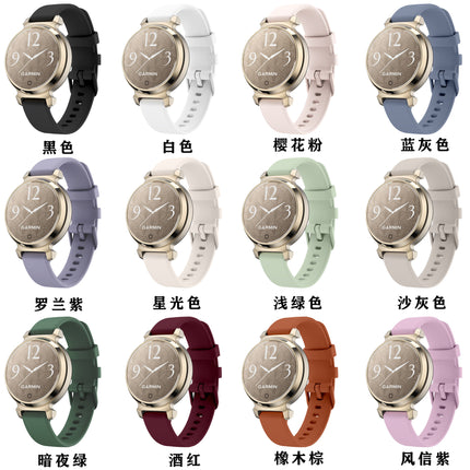 For Garmin Lily2 Silicone Strap Garmin Lily2 Fashion Glow Official Replacement Wristband 14mm