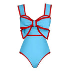 Light blue individual swimsuit / S