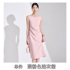 Light pink one-piece dress / S