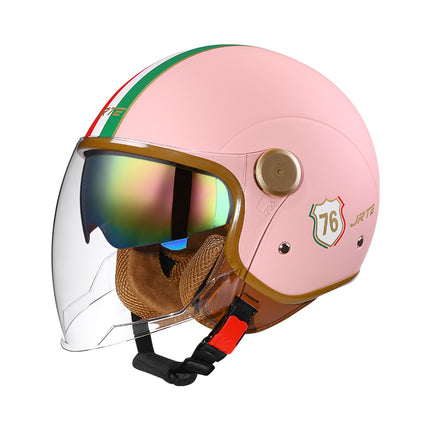 3c certified motorcycle helmet electric car helmet Harley universal battery car Four Seasons universal personality half helmet