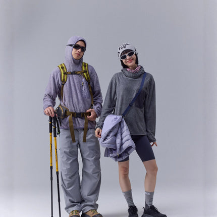Mr. Song's Original Chinese-Style Outdoor Ultra-Light, Heat-Retaining, Breathable, Loose-Fitting Hooded Base Layer Shirt for Men and Women Ow5213