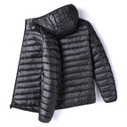 Black [hooded cotton jacket] / M